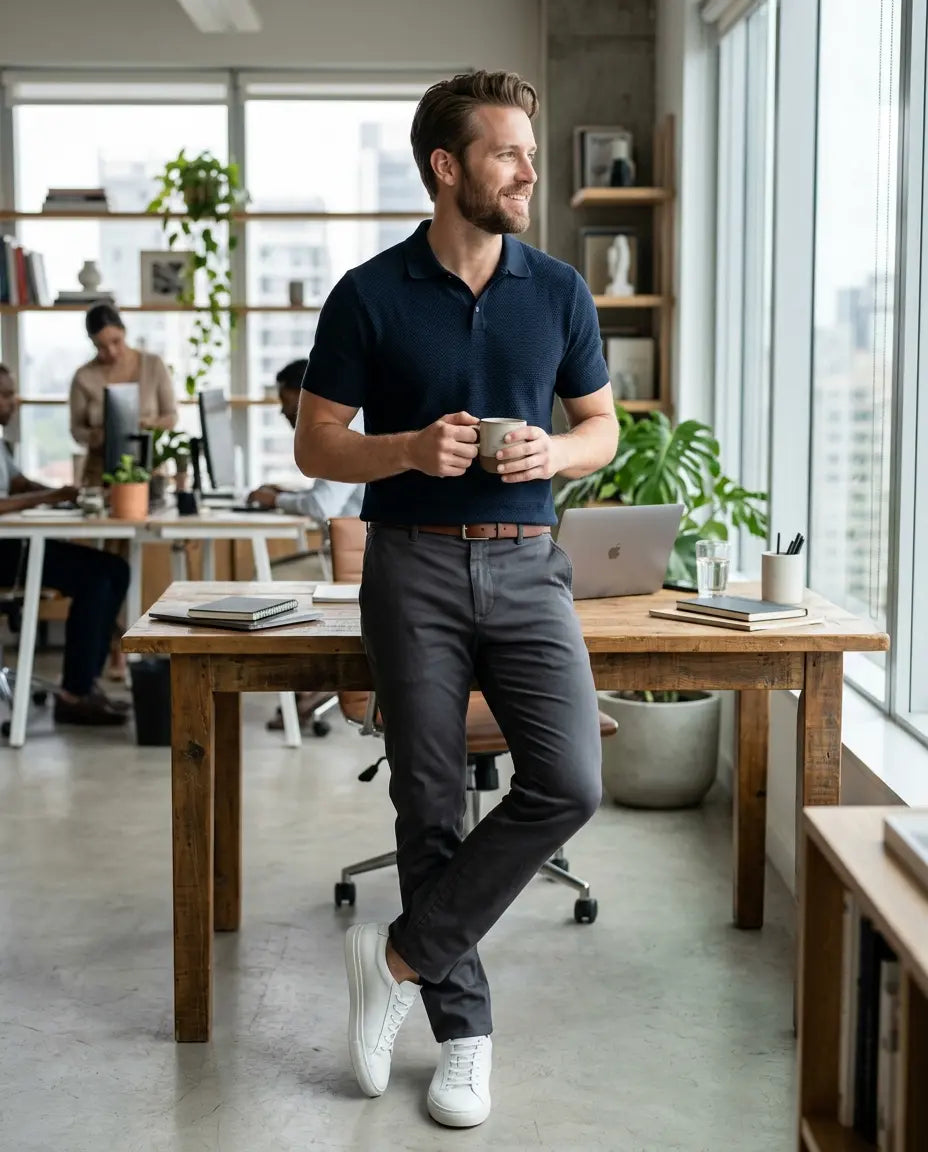 Calça para trabalho masculina: como escolher conforto para o dia inteiro