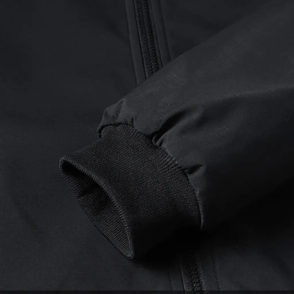 Punho sofisticado jaqueta masculina