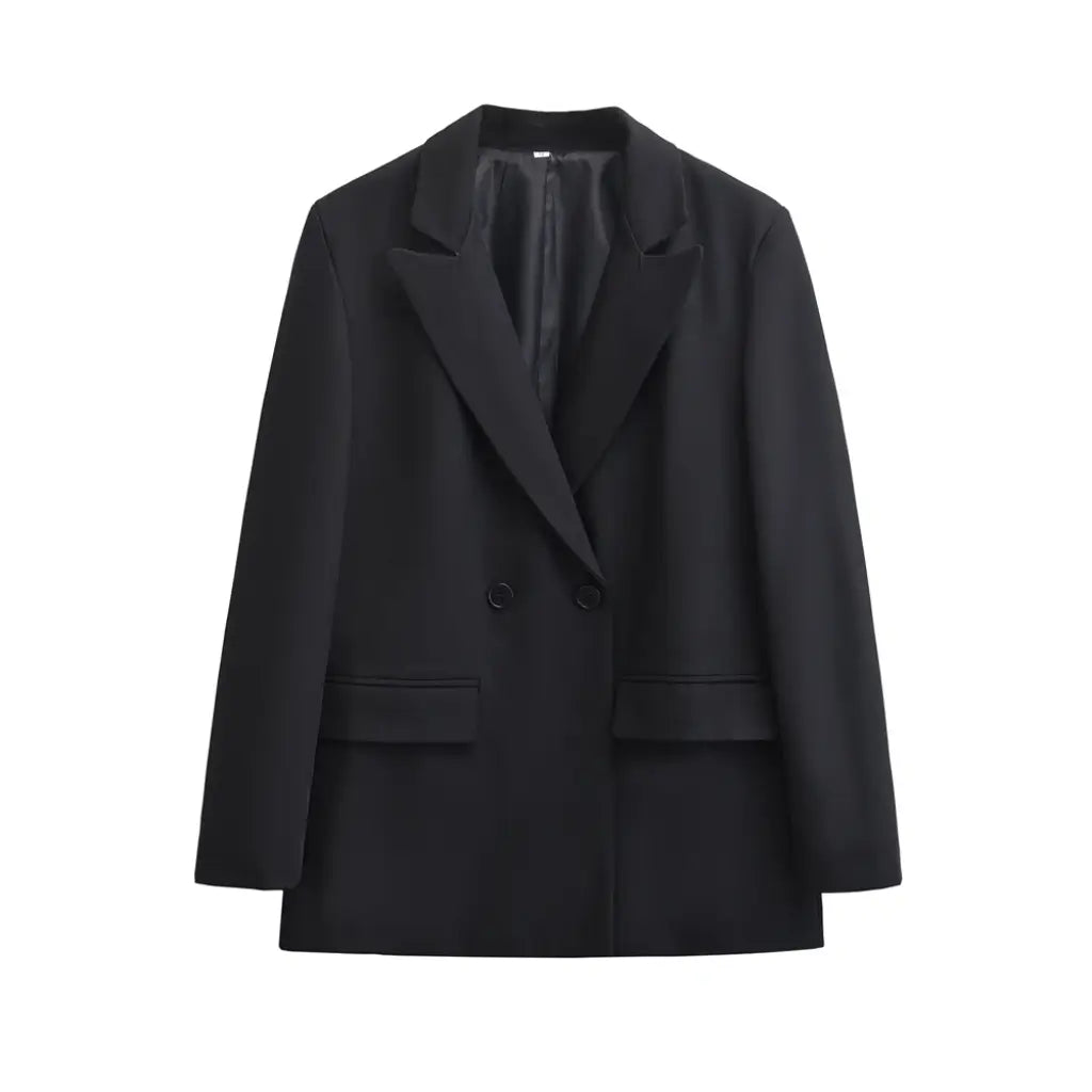 Blazer Feminino Alongado preto