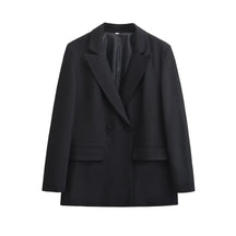 Blazer Feminino Alongado preto