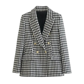 Blazer Feminino Xadrez