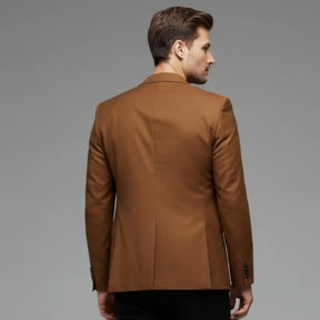 Costas do Blazer Masculino Modelo Ground, detalhes e acabamento premium