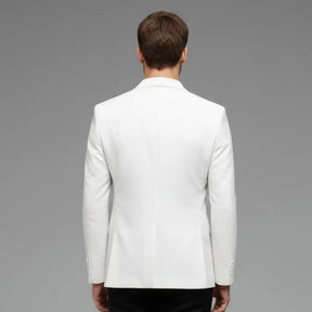 Costas do Blazer Branco Masculino