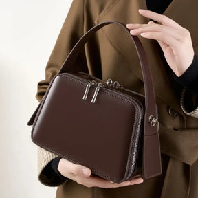 Bolsa Feminina de Couro Caramelo 