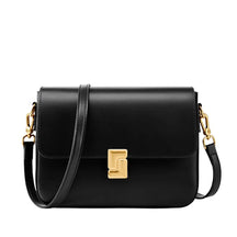 Bolsa Feminina de Couro Preta Modelo Dominique