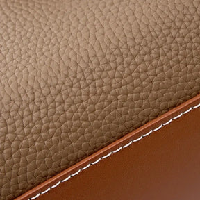 Bolsa de Couro com costura feita a mão