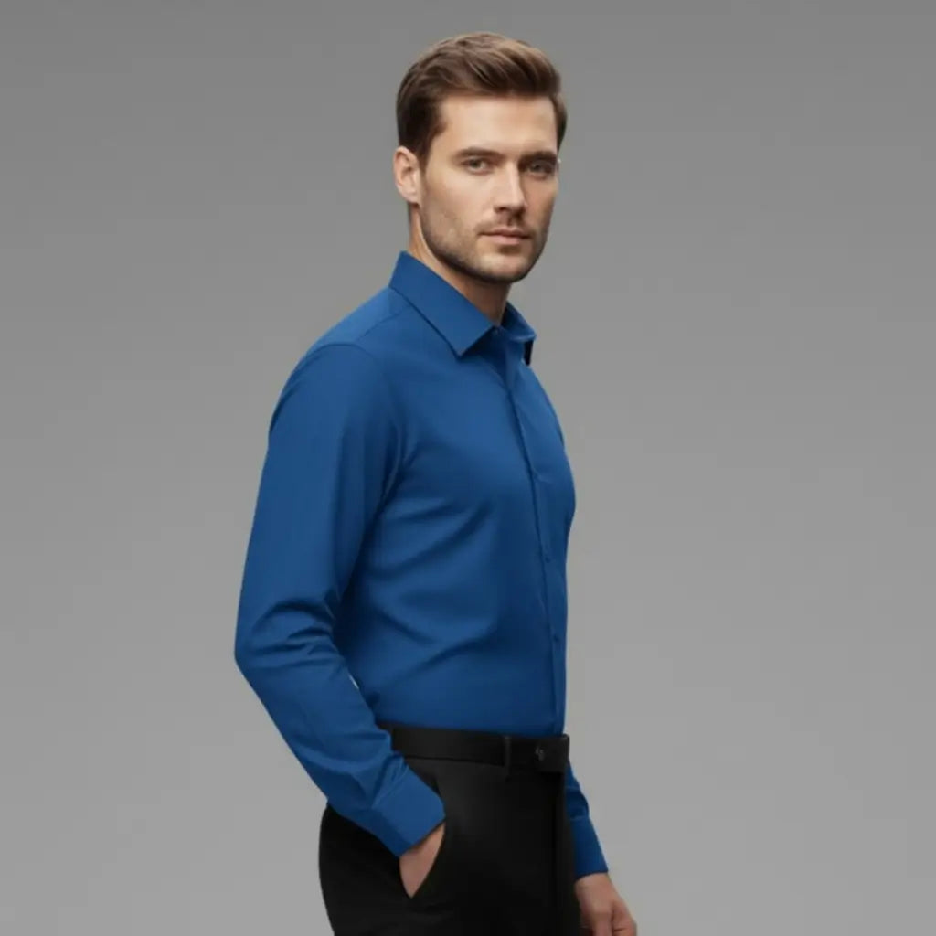 Camisa social Masculina Manga Longa slim