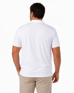 Camisa Polo Masculina PimaSenso Branca