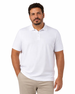 Camisa Polo Masculina PimaSenso Branca