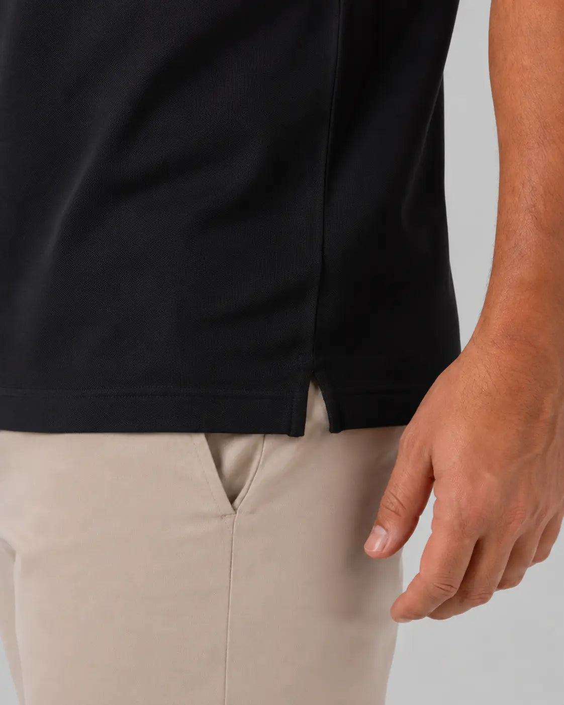 Camisa Polo Masculina PimaSenso Preta