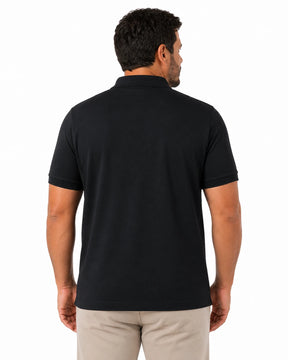 Camisa Polo Masculina PimaSenso Preta