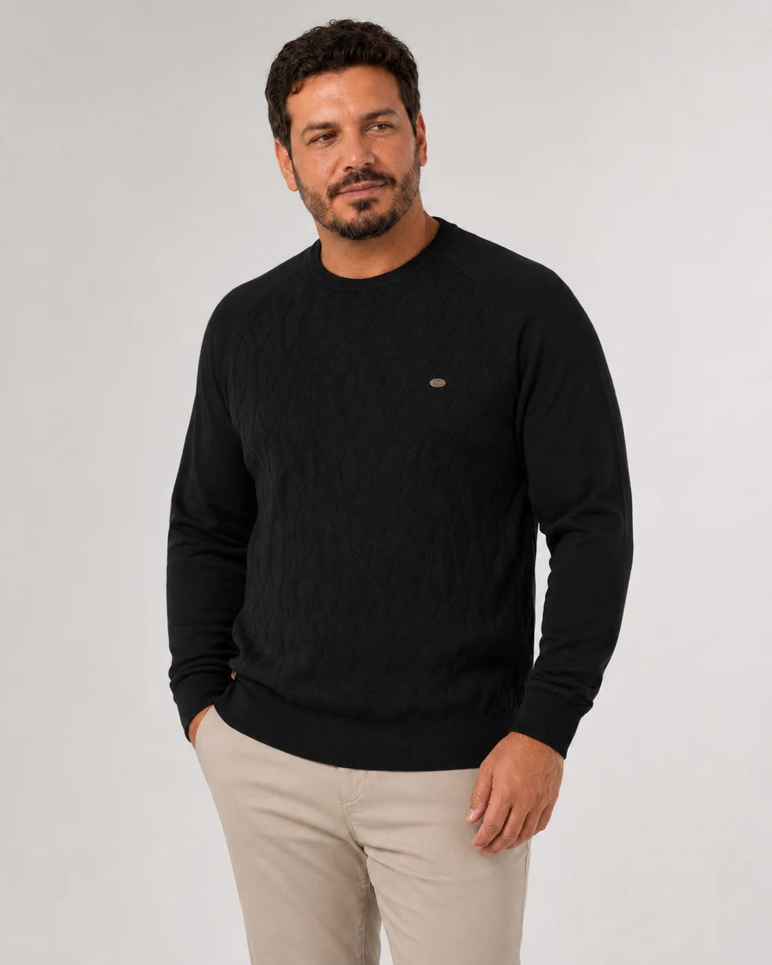 Suéter Masculino Tramato Preto