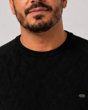 Suéter Masculino Tramato Preto