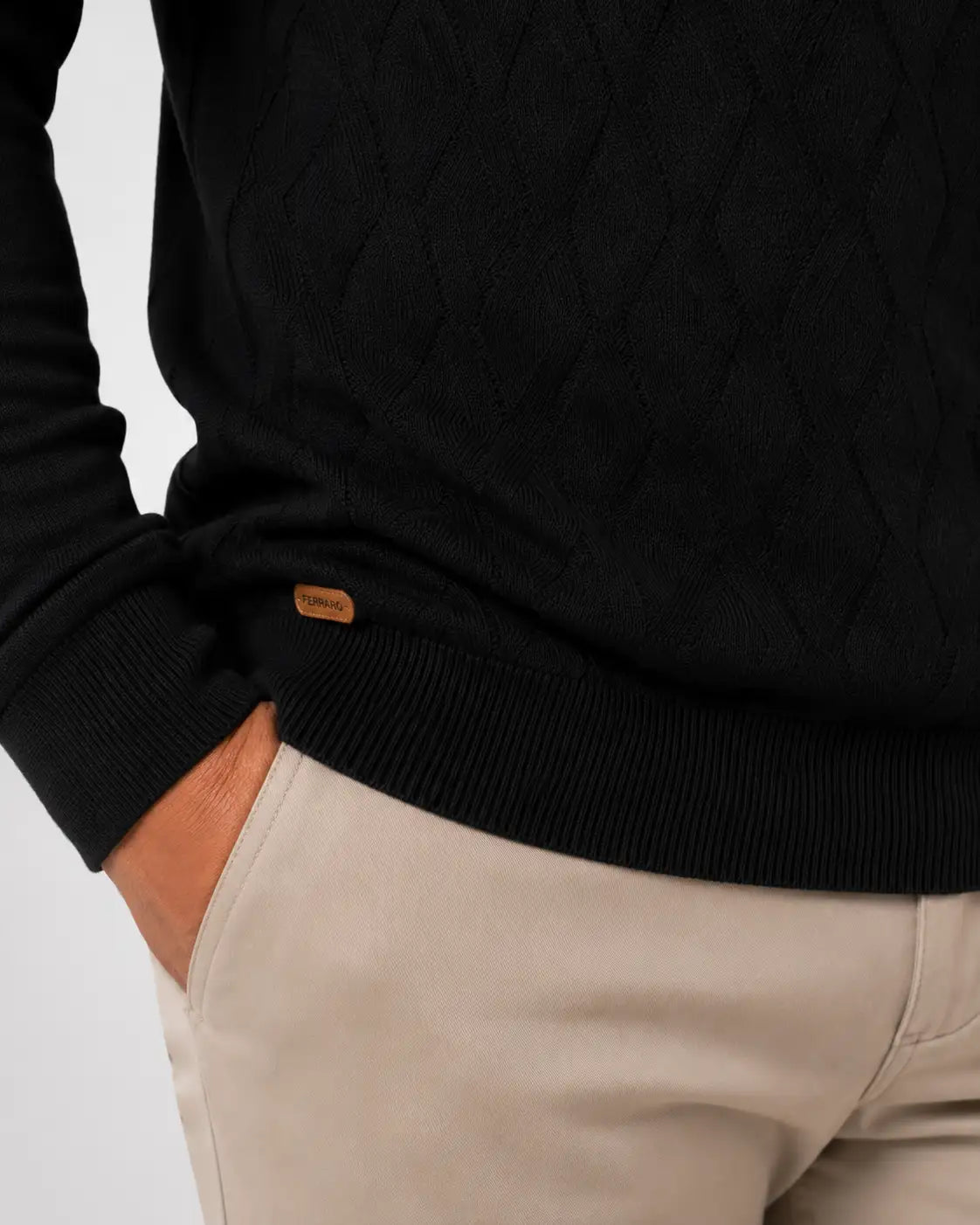 Suéter Masculino Tramato Preto