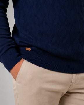 Suéter Masculino Tramato Azul Marinho
