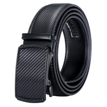 Cinto masculino de couro, na cor preto