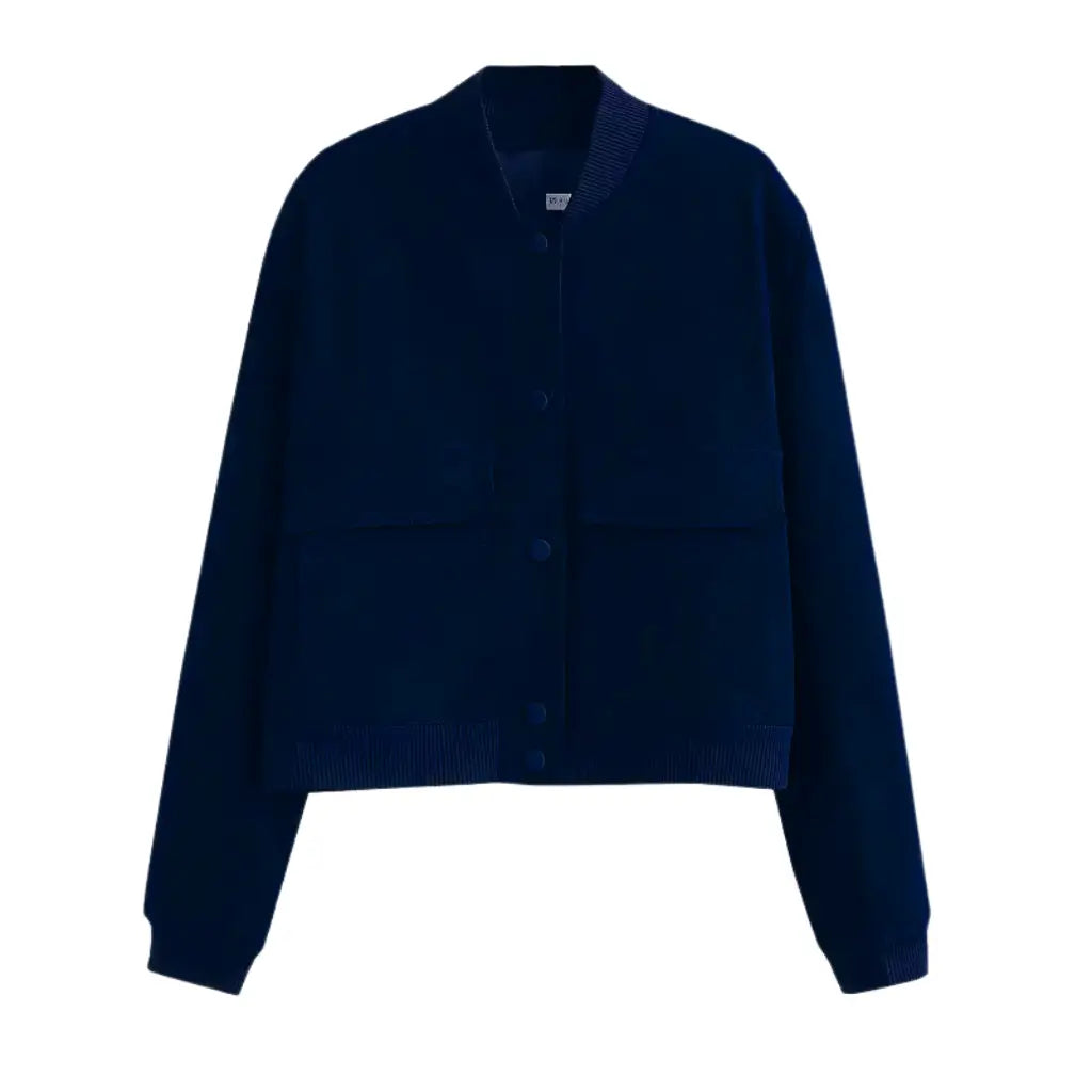 Jaqueta feminina azul