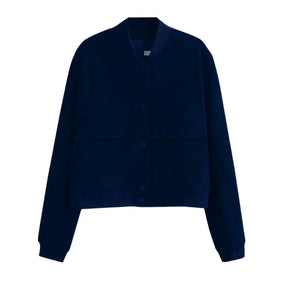 Jaqueta feminina azul