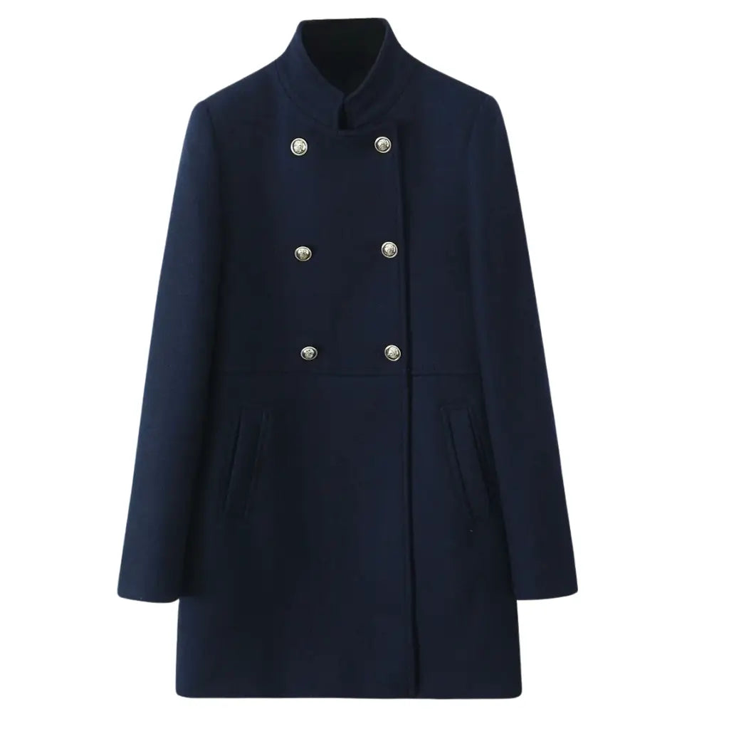Sobretudo Feminino Elegante Modelo Monarch Marine