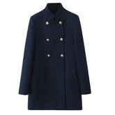 Sobretudo Feminino Elegante Modelo Monarch Marine