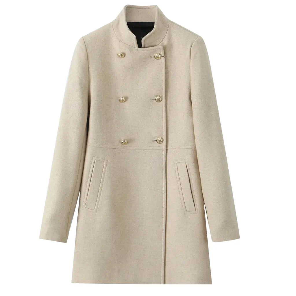 Sobretudo Feminino Elegante Modelo Monarch Neige
