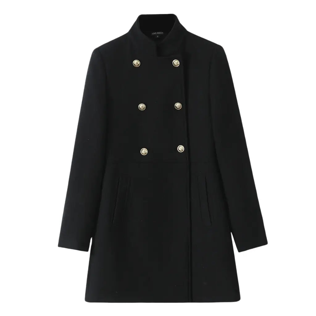 Sobretudo Feminino Elegante Modelo Monarch Noir