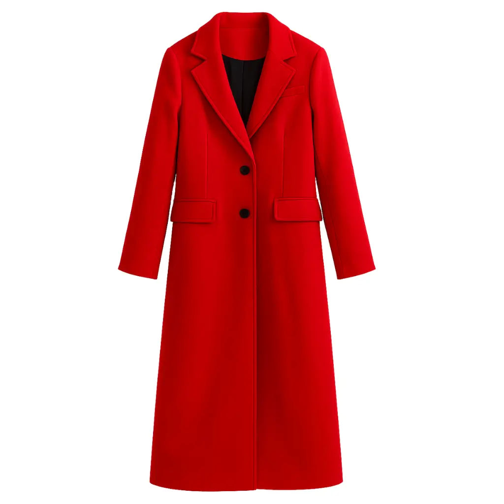 Sobretudo Feminino Longo Modelo Muse