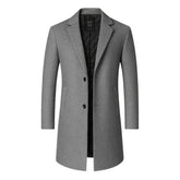 Sobretudo Masculino Cinza Modelo Turin Griggio