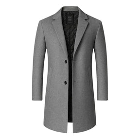 Sobretudo Masculino Cinza Modelo Turin Griggio