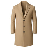 Sobretudo Masculino Longo Modelo Lino