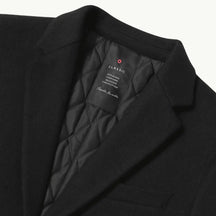 Sobretudo Masculino Preto Slim