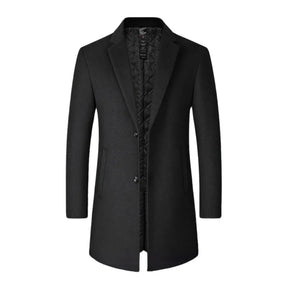 Sobretudo Masculino Preto Modelo Turin