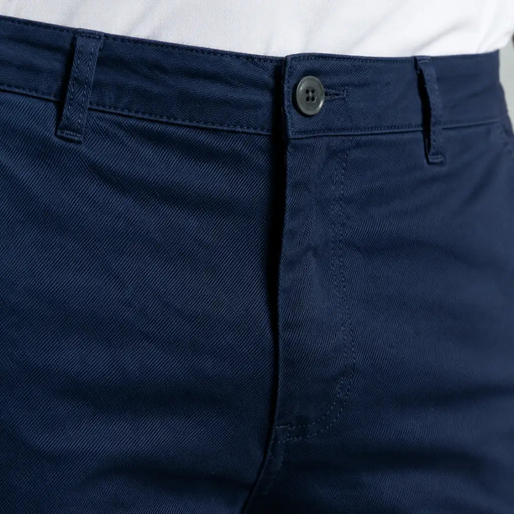 Bermuda Masculina em Sarja Azul Marinho