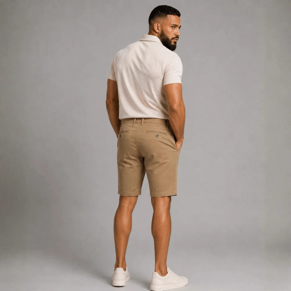 Bermuda Masculina em Sarja Caqui