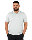 Camisa Polo Masculina ModalDuo Verde, vista de frente em fundo branco.
